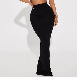 Fashion Nova Black Maxi Skirt